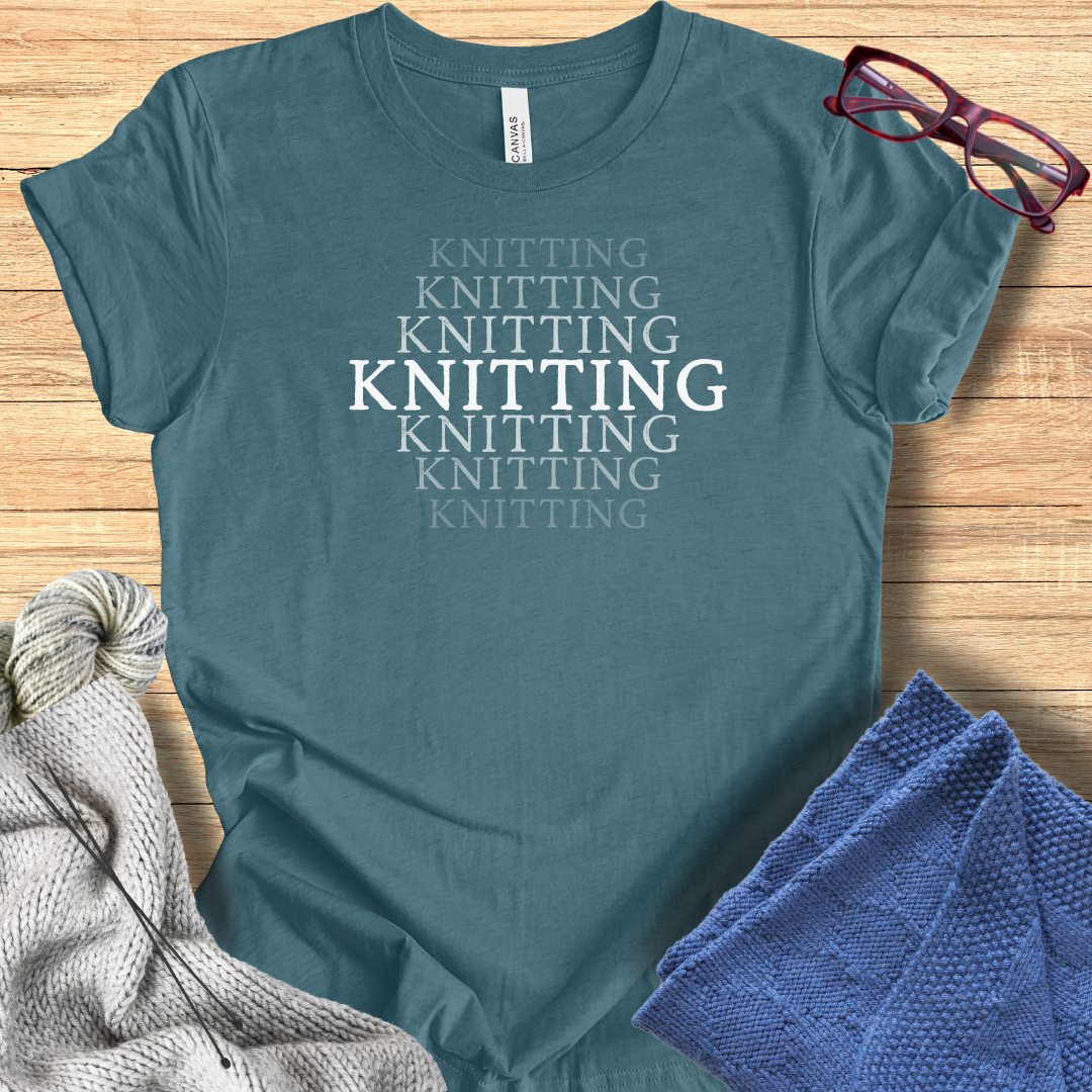 'Fading Knitting' t-shirt