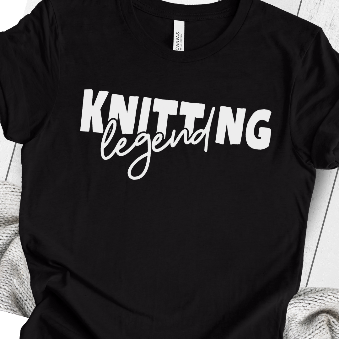 'Knitting Legend' t-shirt