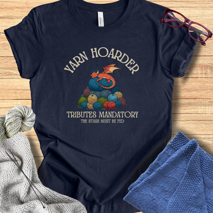 'Yarn Hoarder' t-shirt