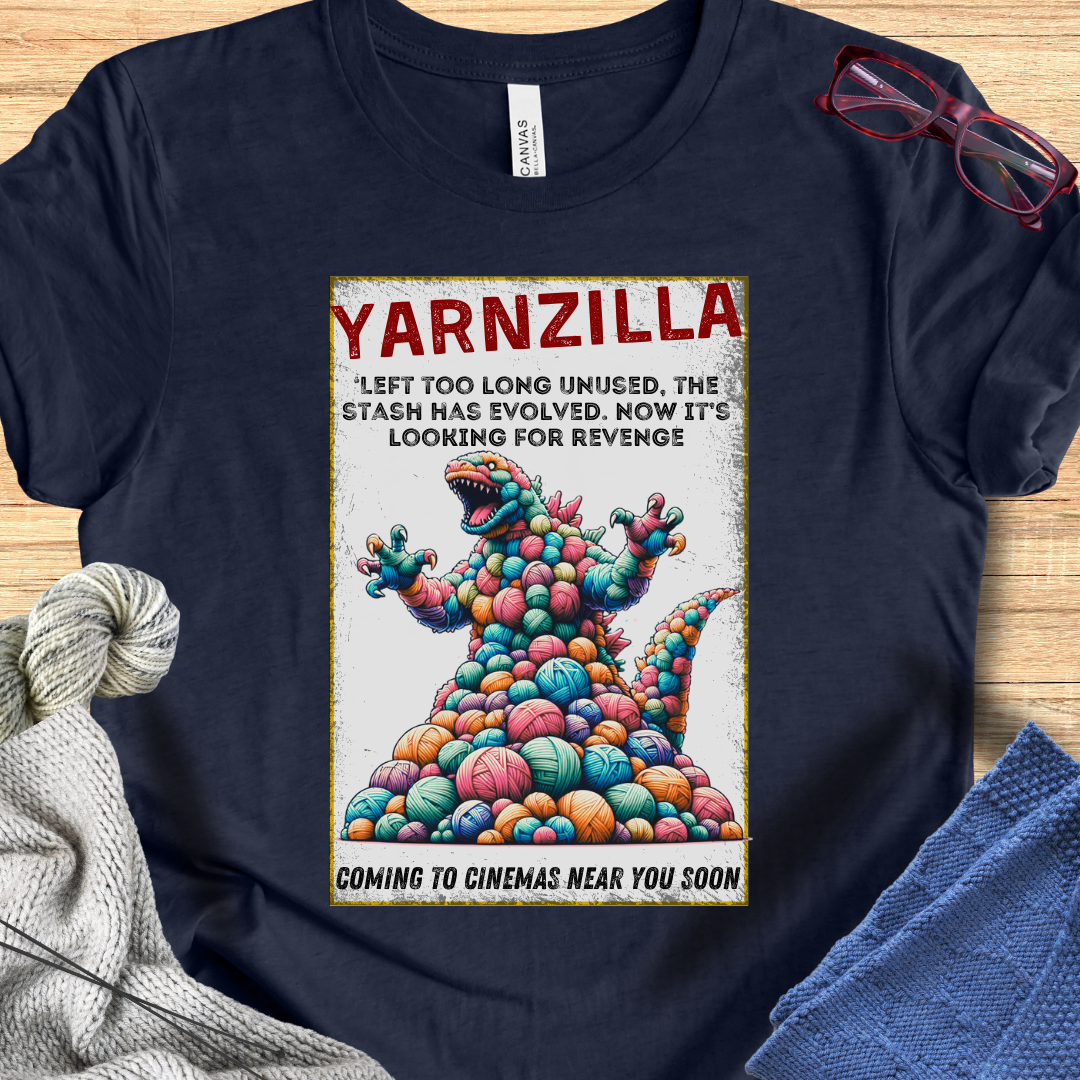 'Yarnzilla' t-shirt