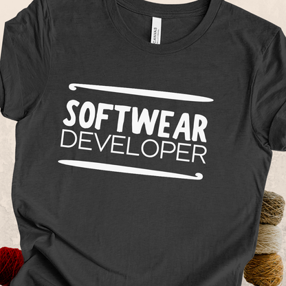 'Software Developer' Crochet t-shirt