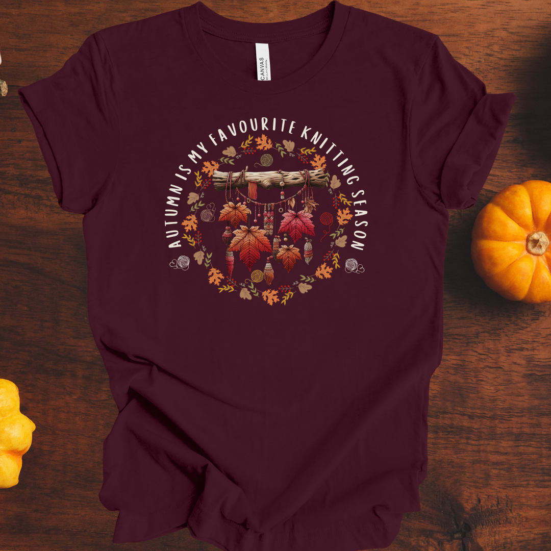 'Autumn is my Knitting Season' T-Shirt