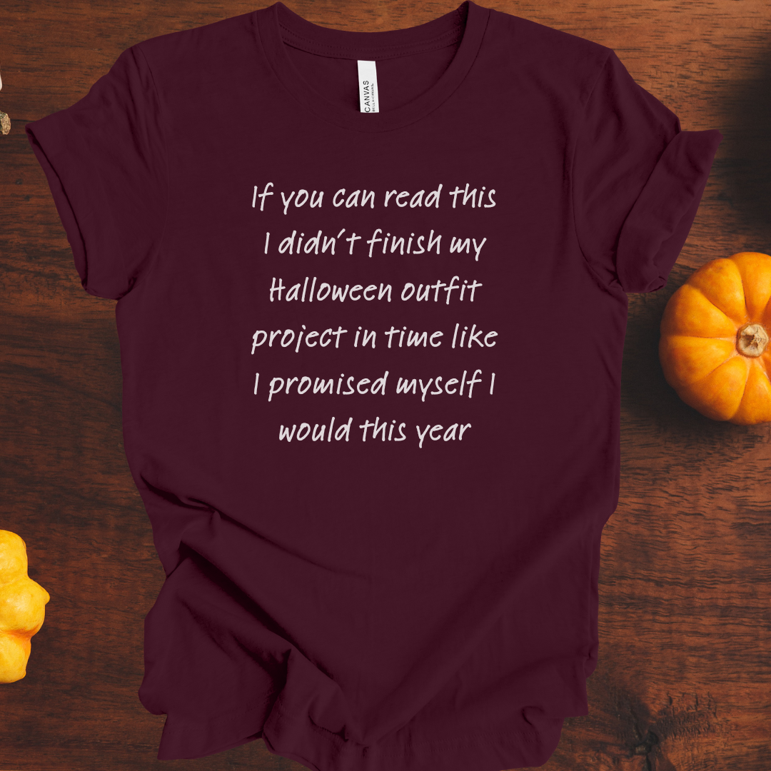 'Placeholder Halloween Outfit' t-shirt