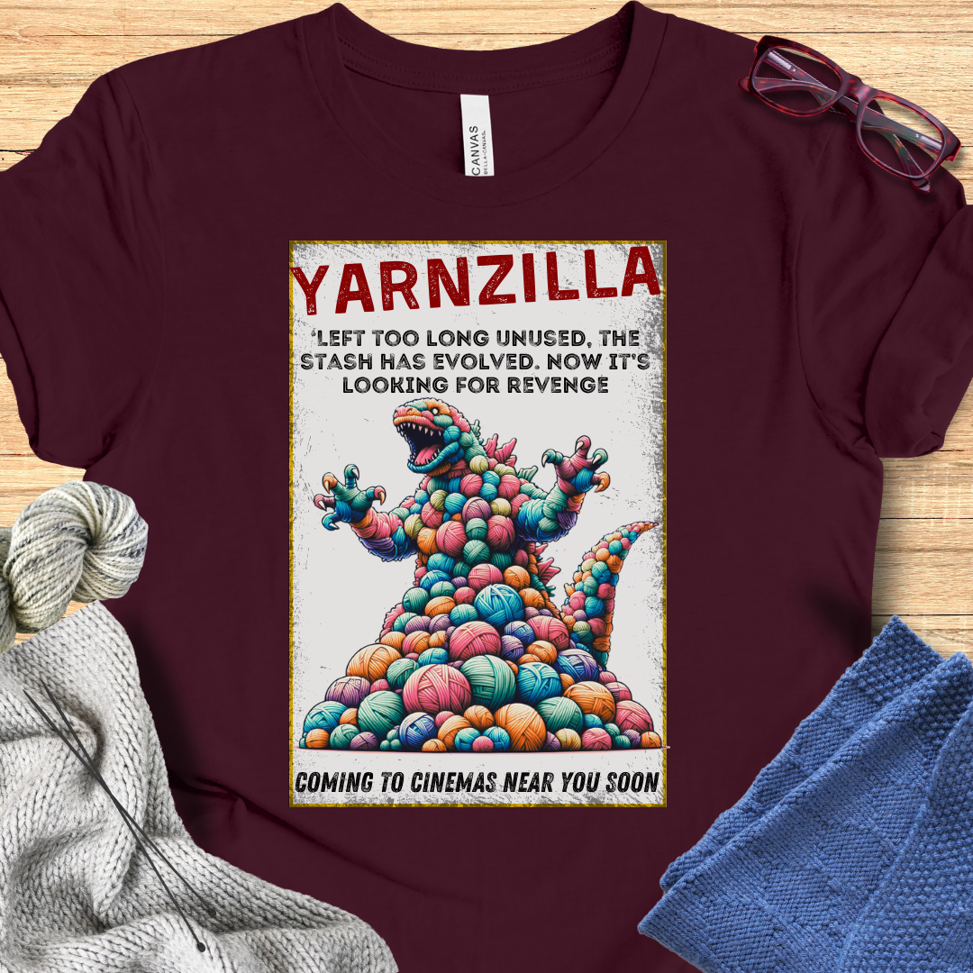 'Yarnzilla' t-shirt