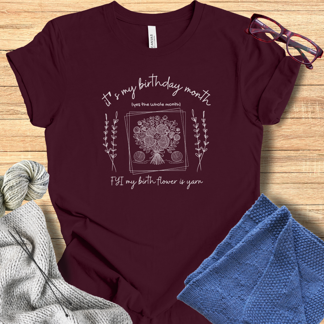 'Birthday Month' t-shirt