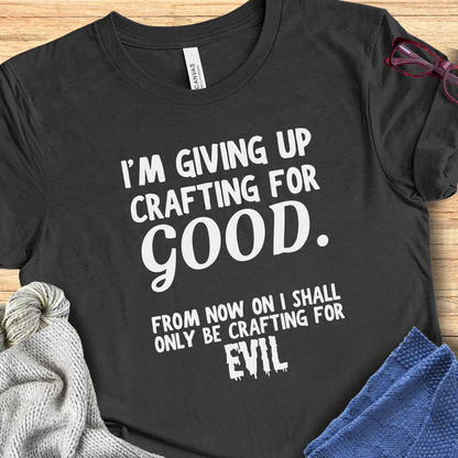 'Crafting for Good' t-shirt