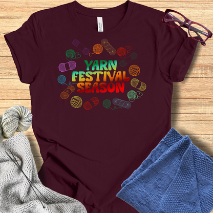 'Retro Yarn Festival' T-Shirt