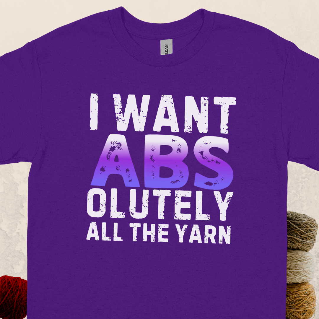 'I want Abs' t-shirt