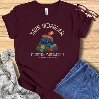 'Yarn Hoarder' t-shirt