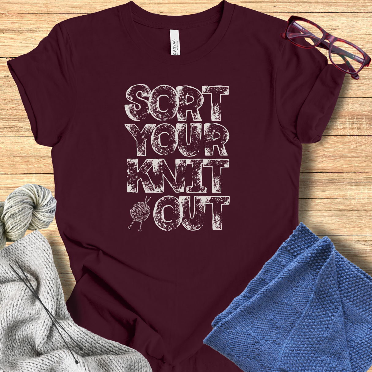 'Sort Your Knit Out' t-shirt