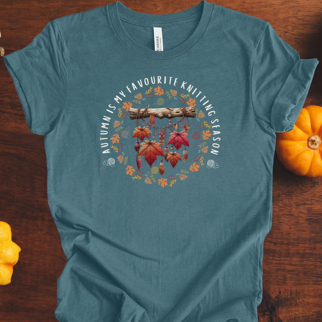 'Autumn is my Knitting Season' T-Shirt