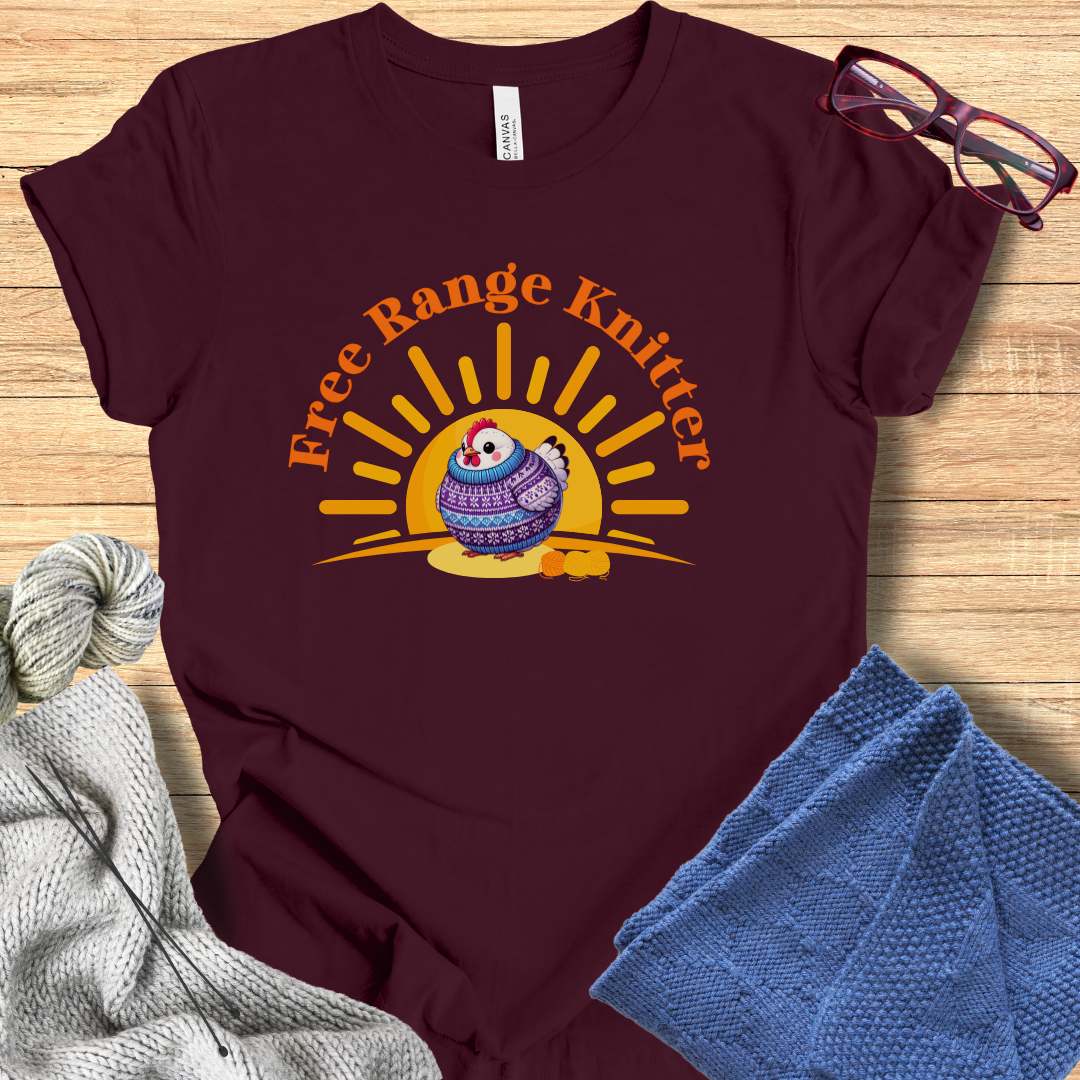 'Free Range Knitter' T-Shirt