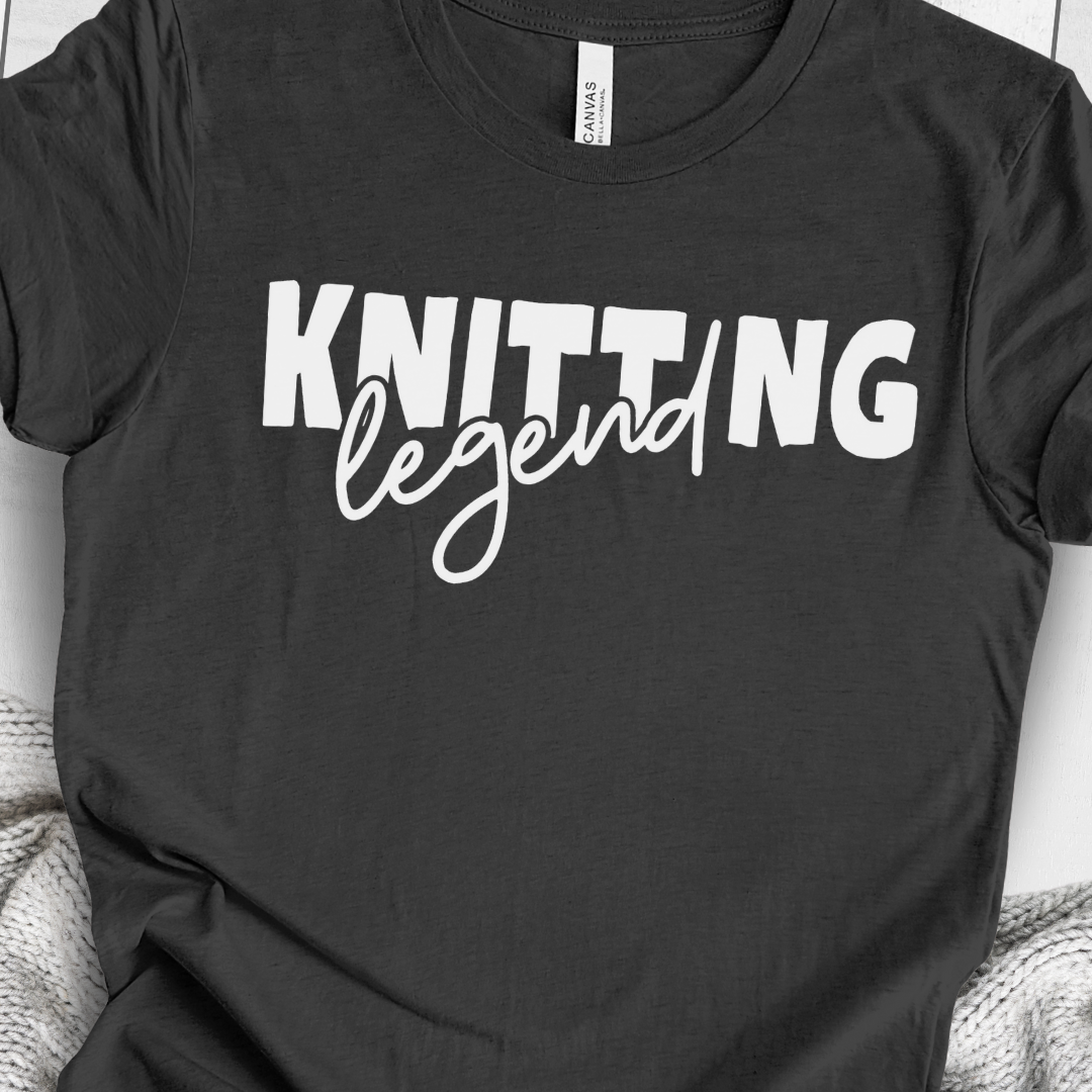 'Knitting Legend' t-shirt