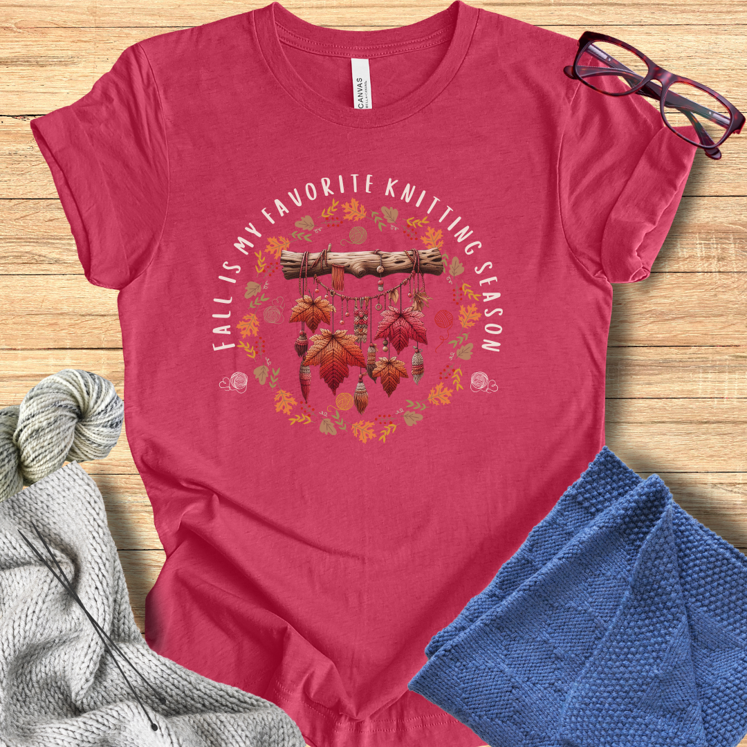 'Fall is my Knitting Season' T-Shirt