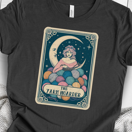 Tarot Card Yarn Hoarder t-shirt