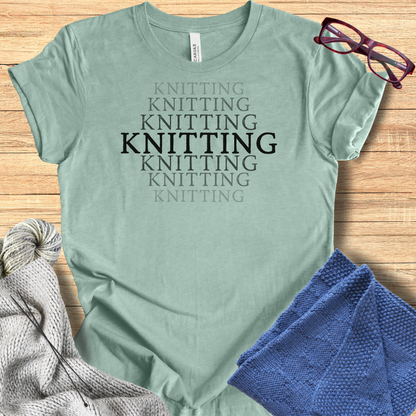 'Fading Knitting' t-shirt