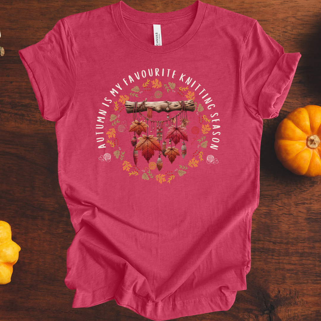 'Autumn is my Knitting Season' T-Shirt