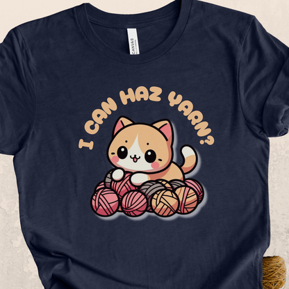 'I can haz yarn?' t-shirt