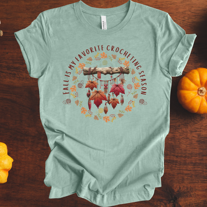 'Fall is my Crocheting Season' T-Shirt