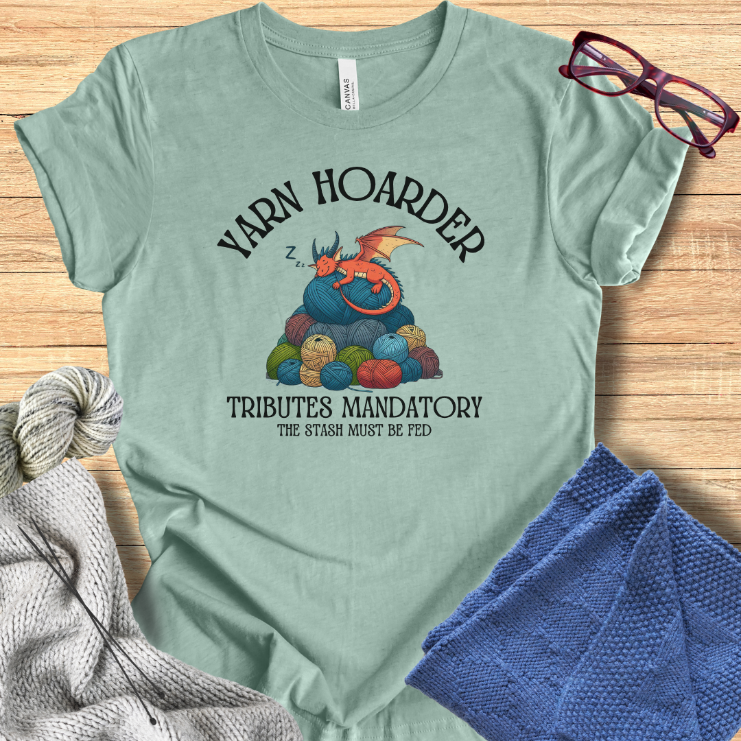 'Yarn Hoarder' t-shirt