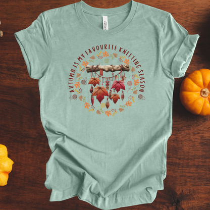 'Autumn is my Knitting Season' T-Shirt