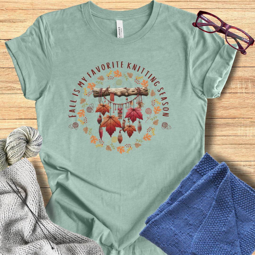 'Fall is my Knitting Season' T-Shirt