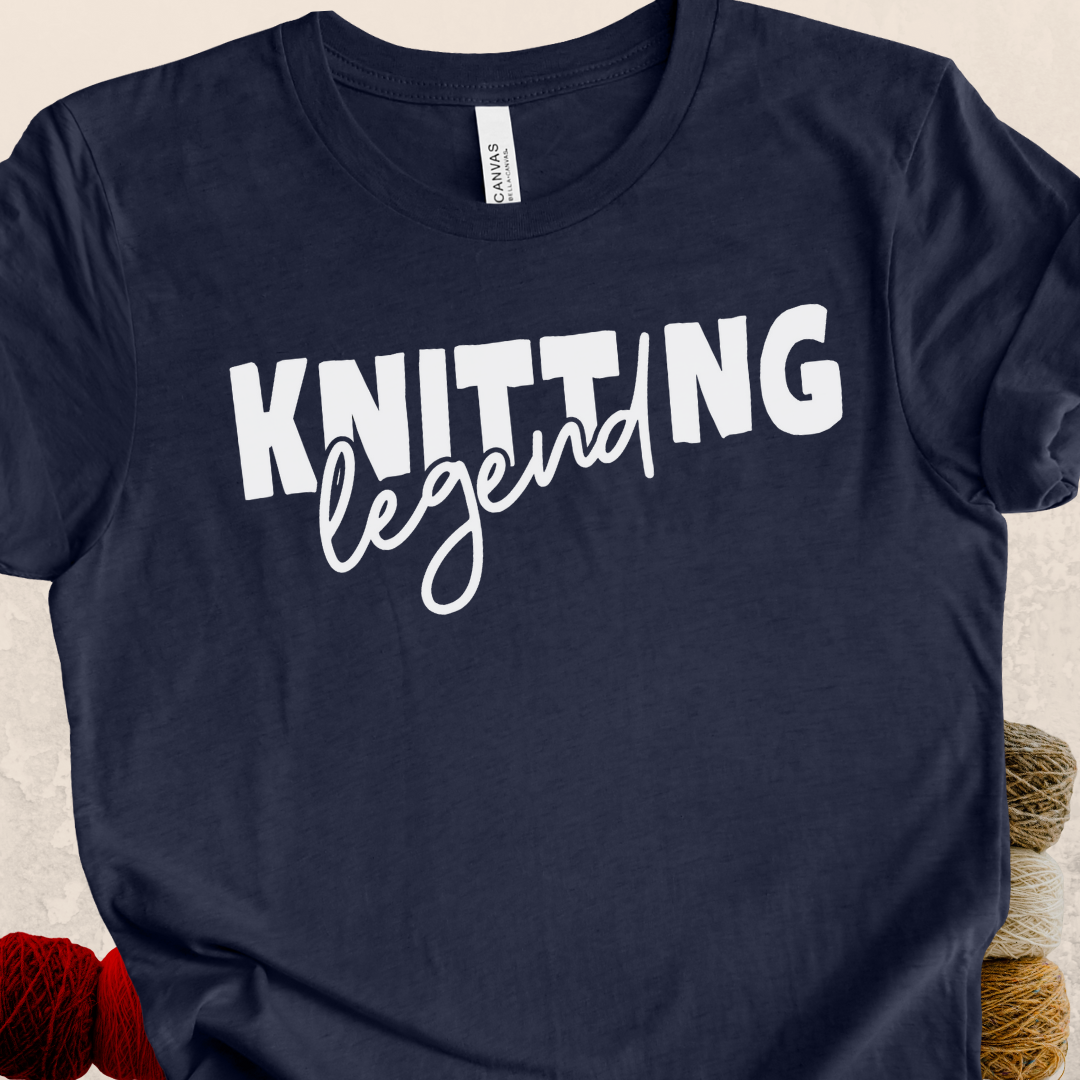 'Knitting Legend' t-shirt