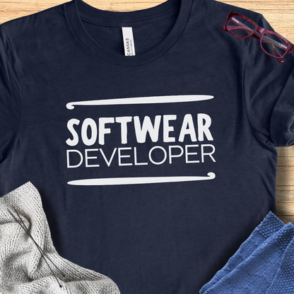 'Software Developer' Crochet t-shirt