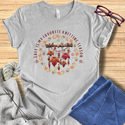 'Fall is my Knitting Season' T-Shirt