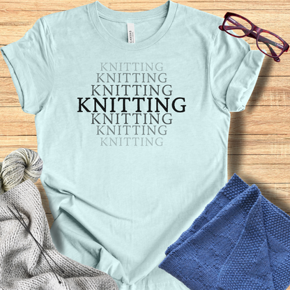 'Fading Knitting' t-shirt