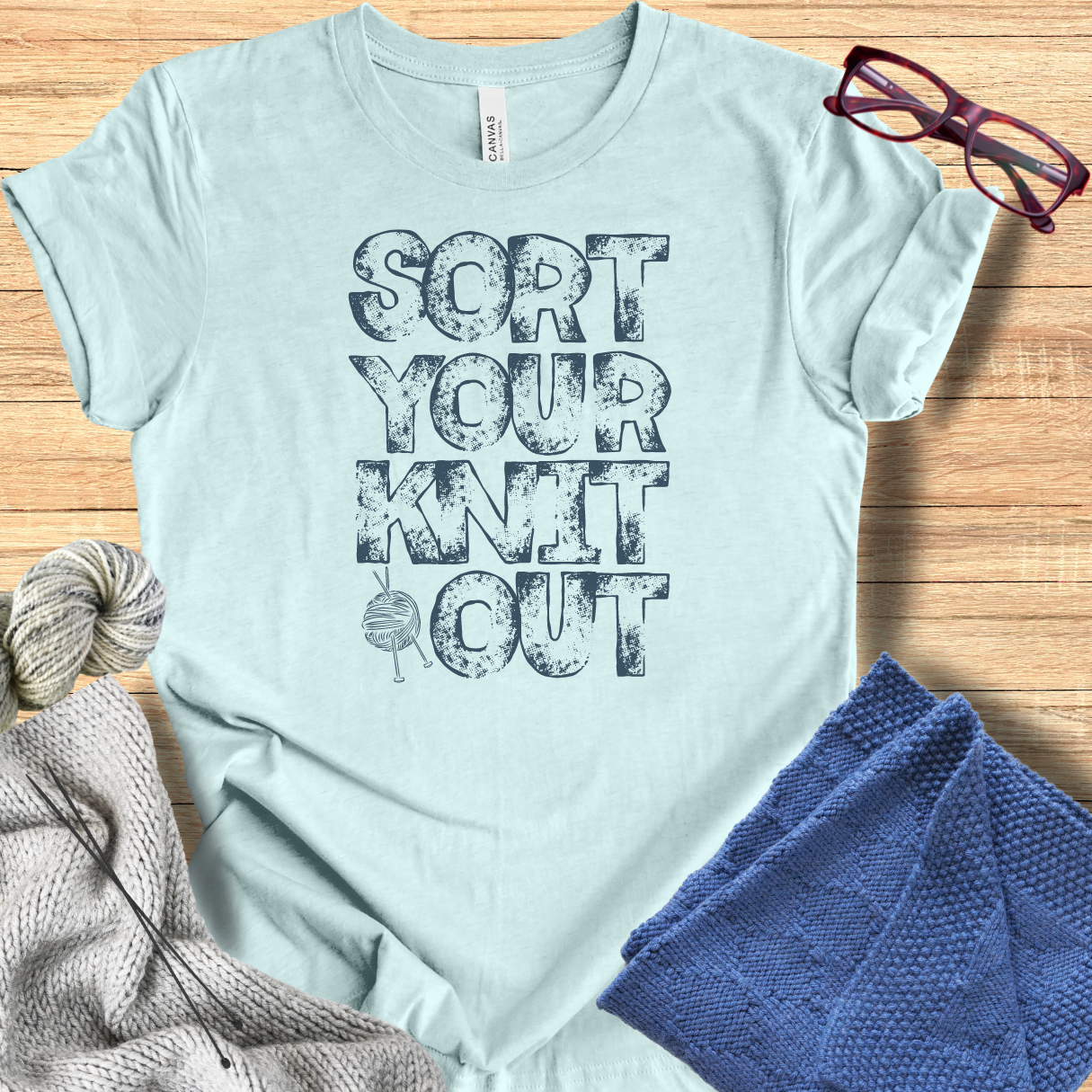 'Sort Your Knit Out' t-shirt