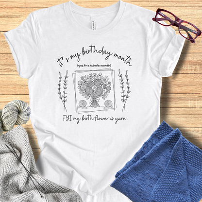 'Birthday Month' t-shirt