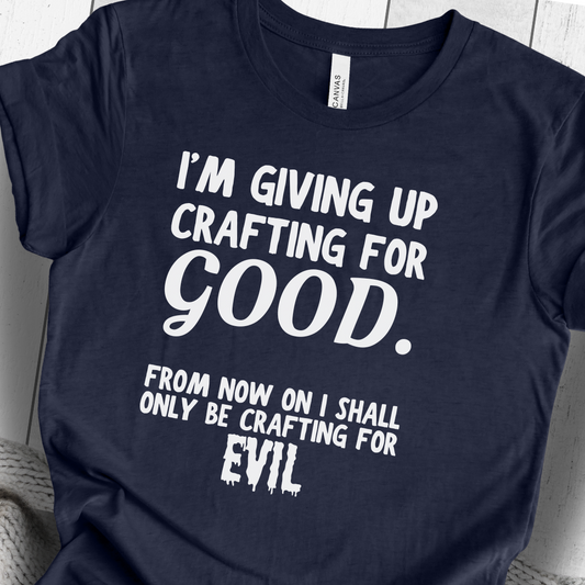 'Crafting for Good' t-shirt