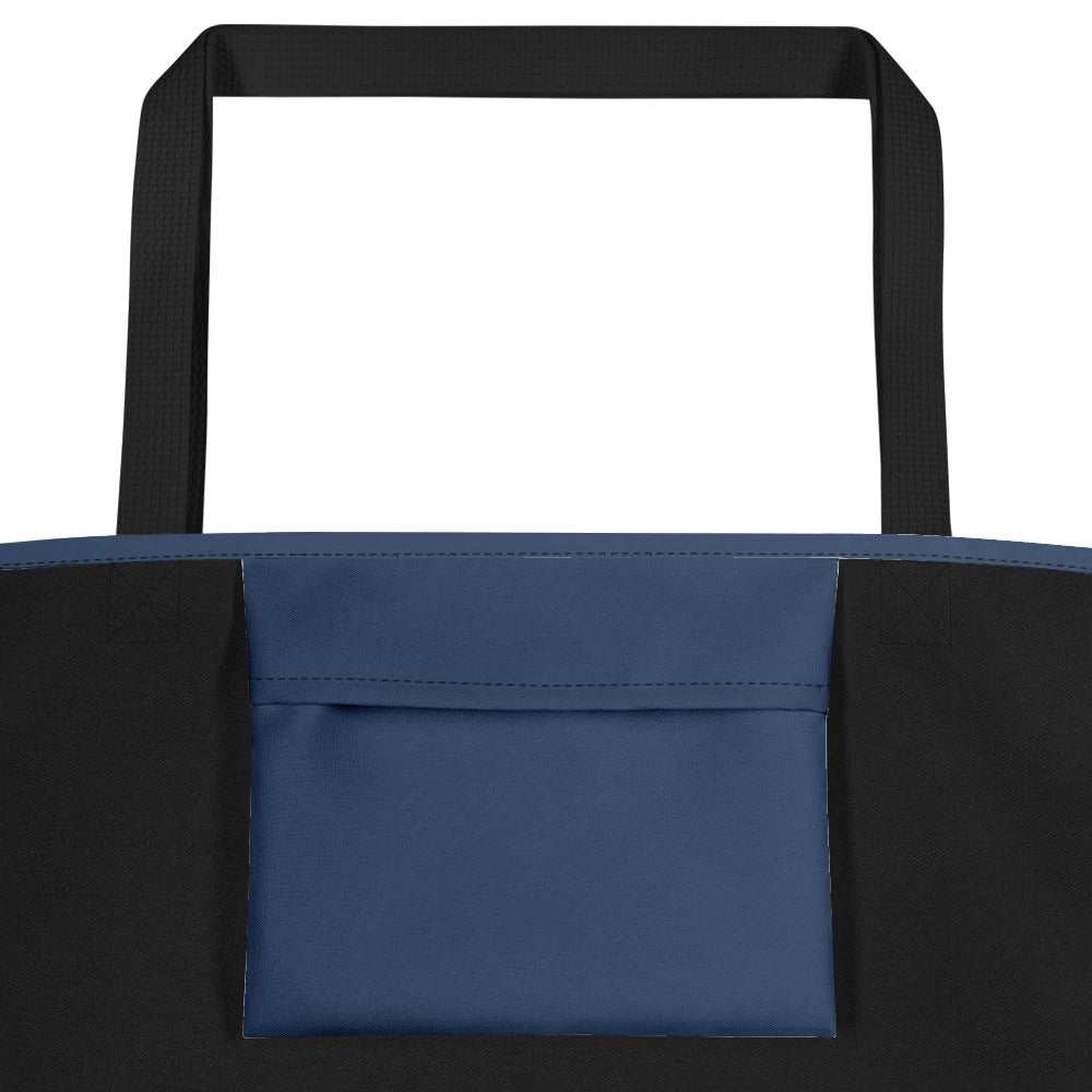 'Car Knitting' Large Tote Bag