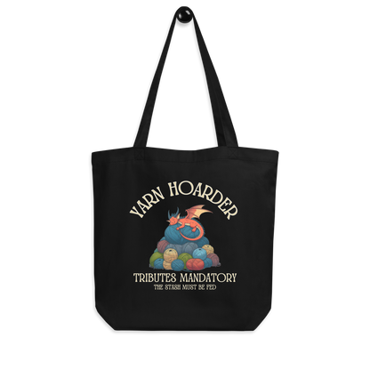 'Yarn Hoarder Dragon' Eco Tote Bag