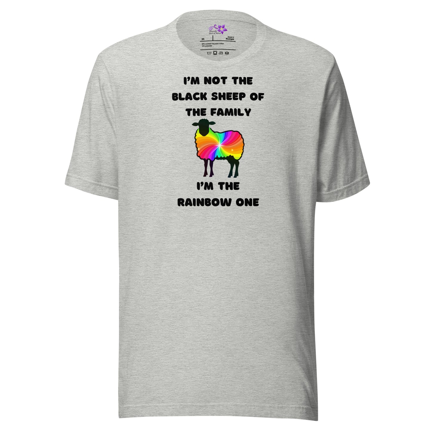 'Rainbow Sheep' Crew neck T-Shirt