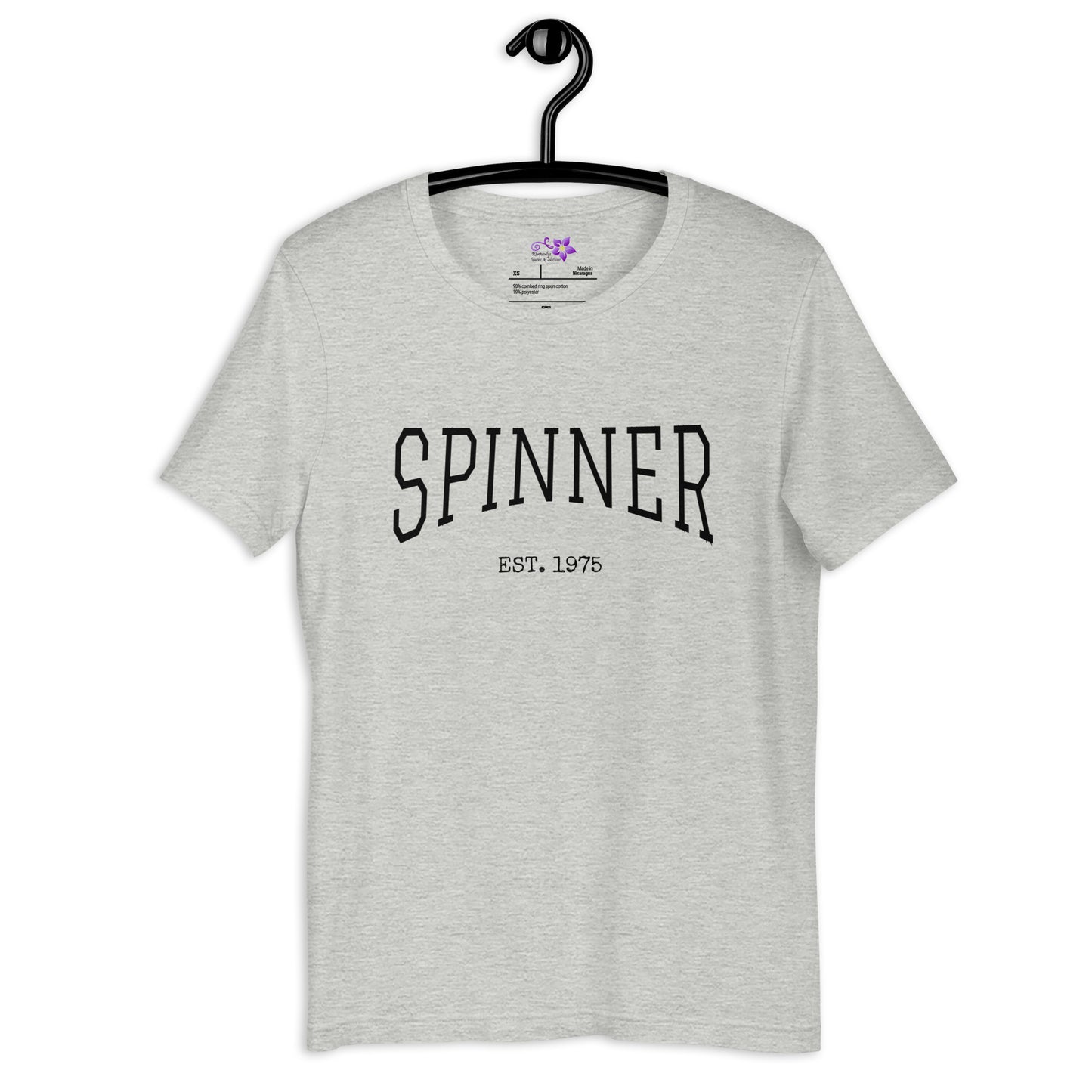 Personalized 'Spinner' Crew Neck T-Shirt