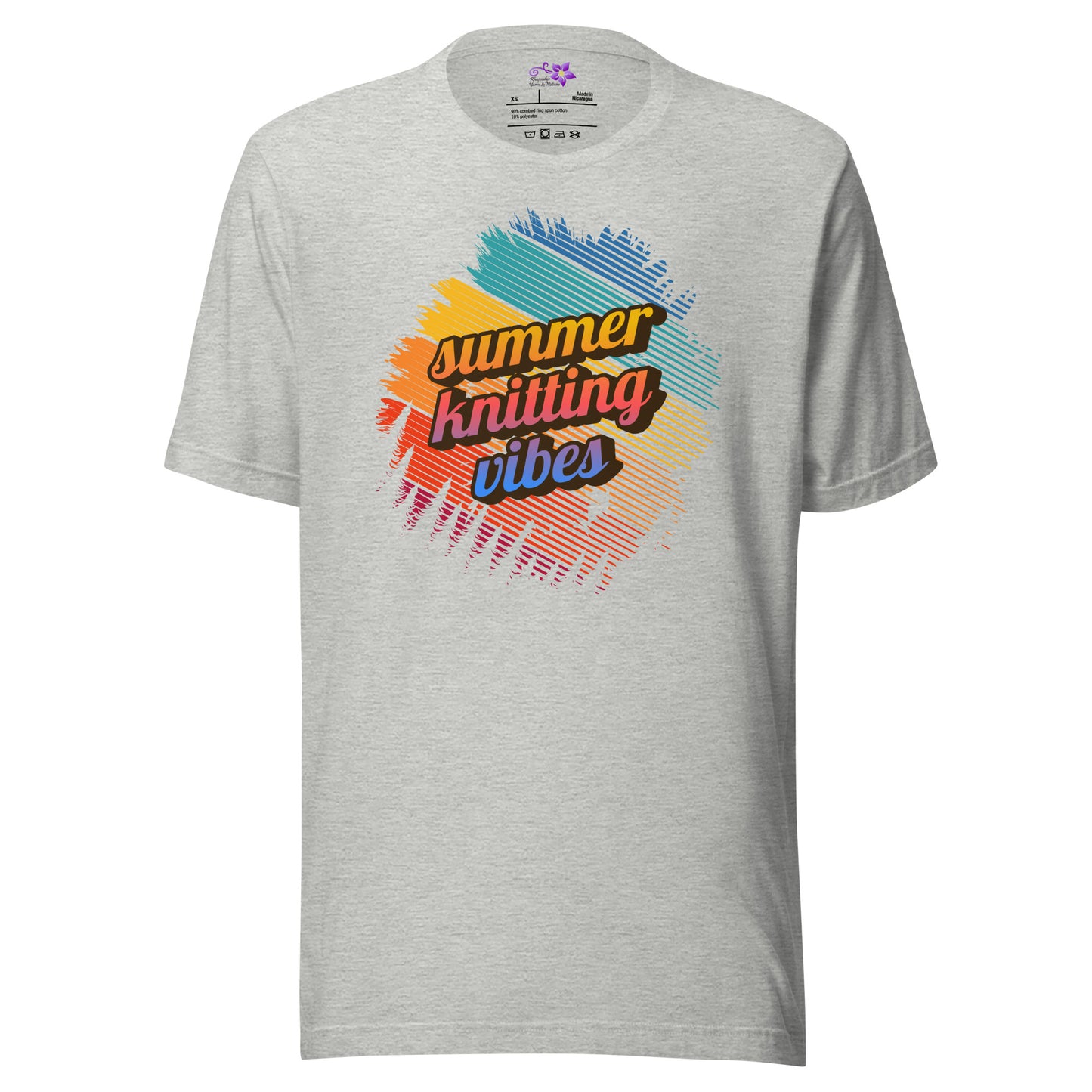 'Summer knitting vibes' Crew Neck T-Shirt