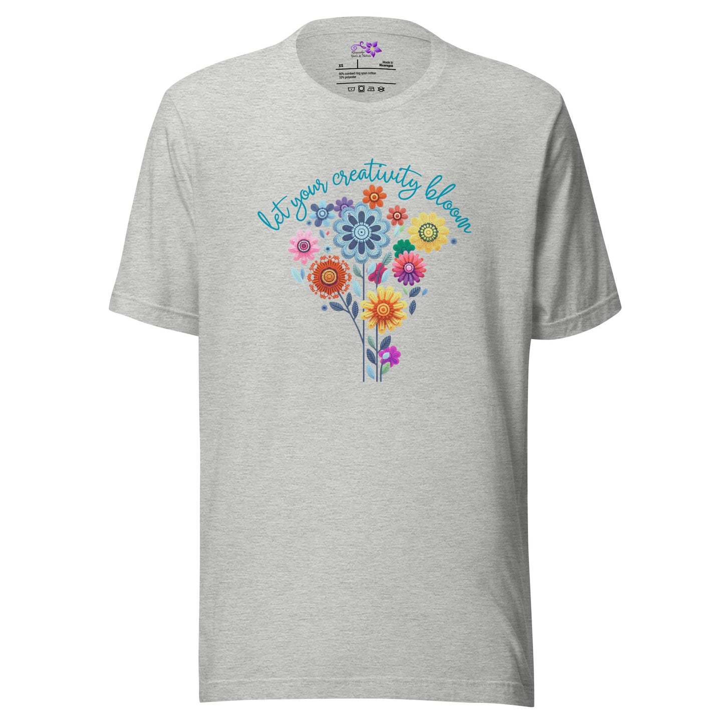 'Creativity - bunch of flowers' Crew Neck t-shirt