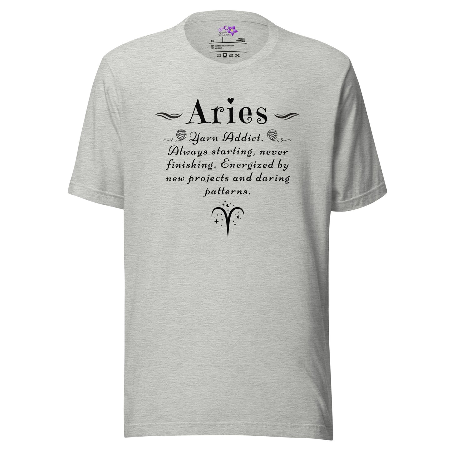 Crafters Zodiac - 'Aries' Crew Neck T-Shirt