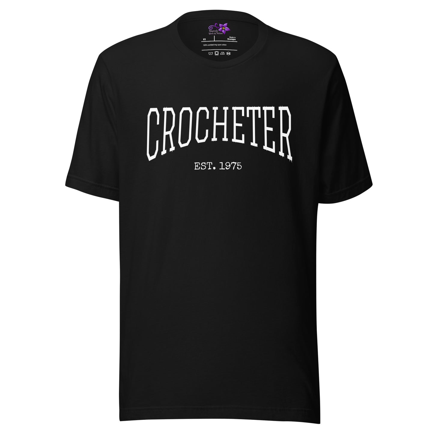 Personalized 'Crocheter' Crew Neck T-Shirt