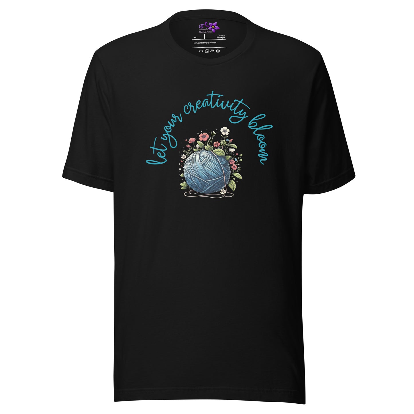 'Creativity Bloom - Yarn Ball' Crew Neck t-shirt