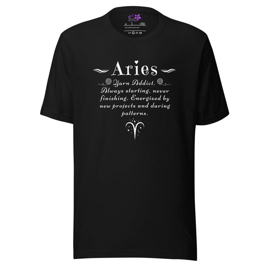 Crafters Zodiac - 'Aries' Crew Neck T-Shirt