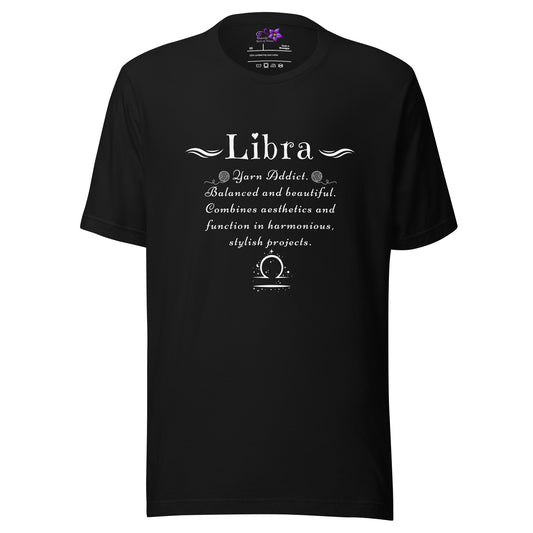 Crafters Zodiac - 'Libra' Crew Neck T-Shirt