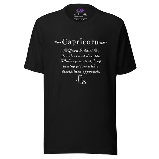 Crafters Zodiac - 'Capricorn' Crew Neck T-Shirt