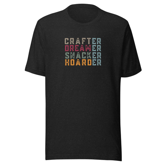 'Crafter / Dreamer' (no border) t-shirt