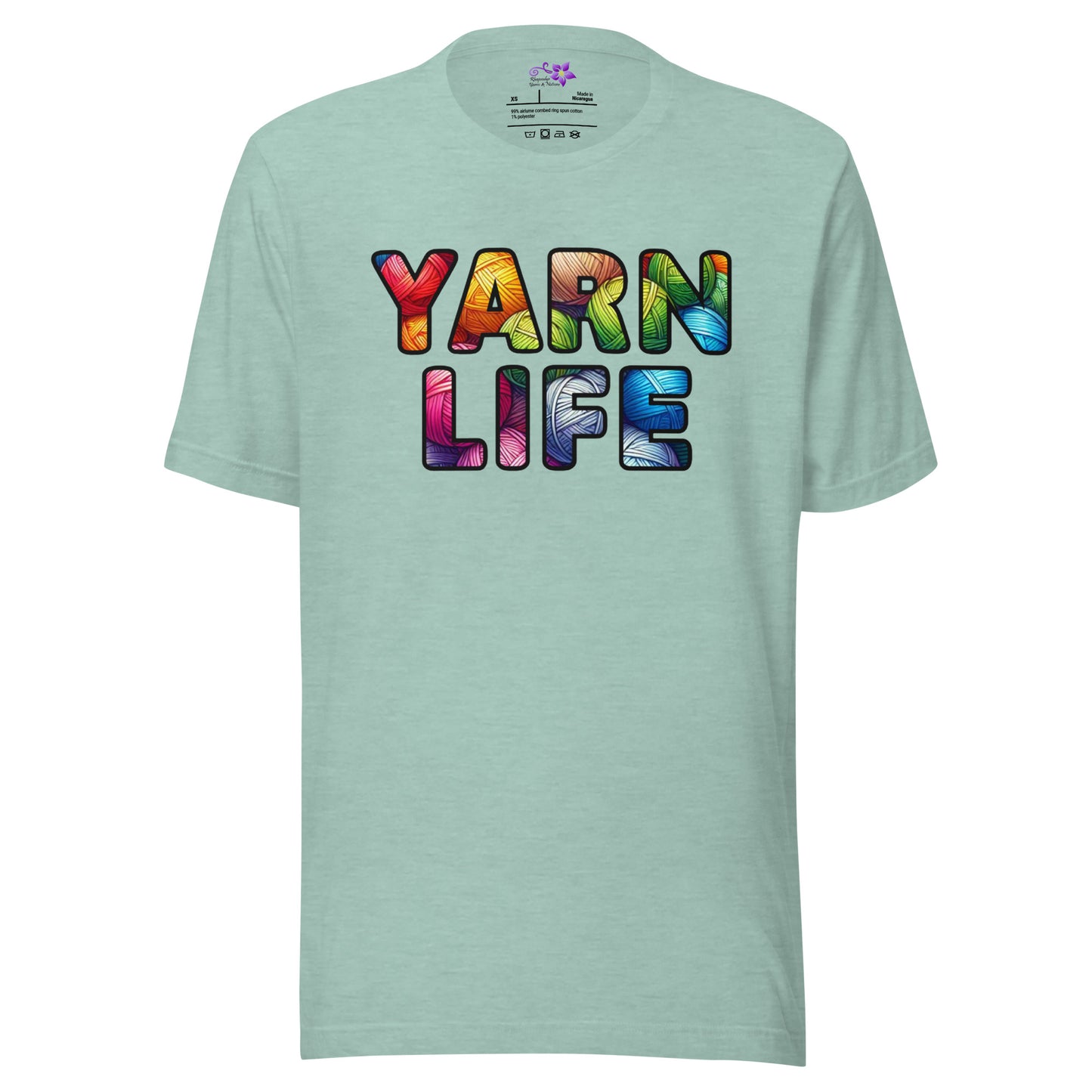 'Yarn Life' Crew Neck T-Shirt