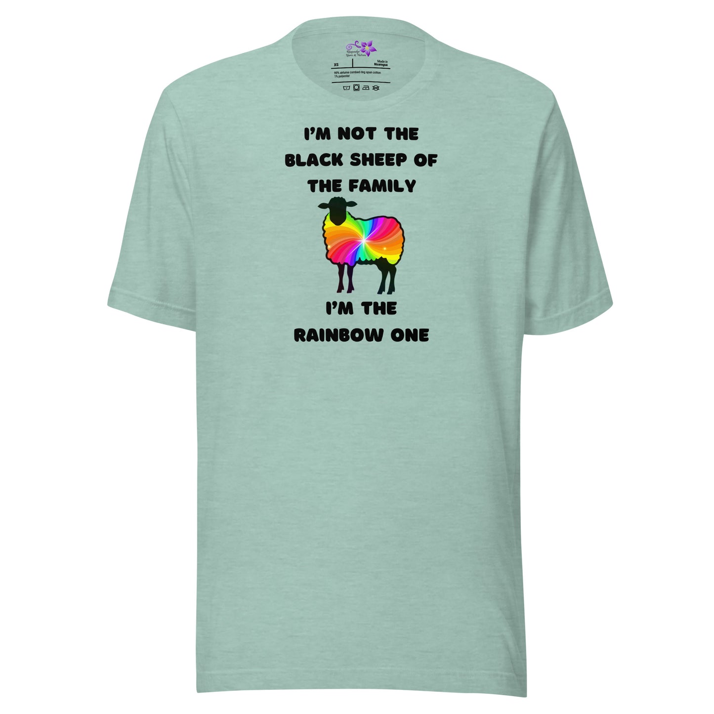 'Rainbow Sheep' Crew neck T-Shirt