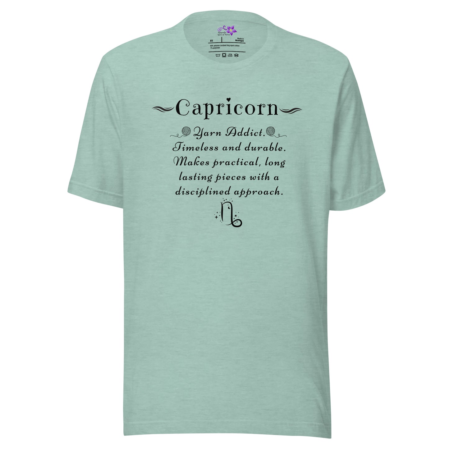 Crafters Zodiac - 'Capricorn' Crew Neck T-Shirt