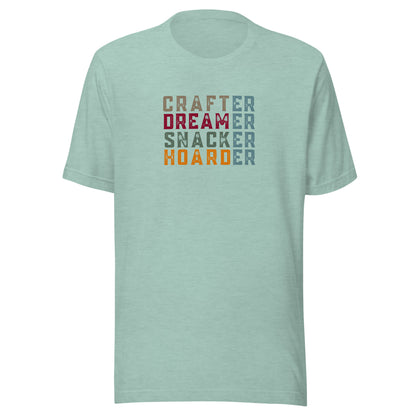 'Crafter / Dreamer' (no border) t-shirt